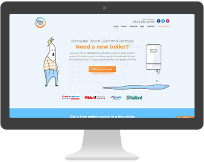 Screenshot of The Boiler Installation Specialists